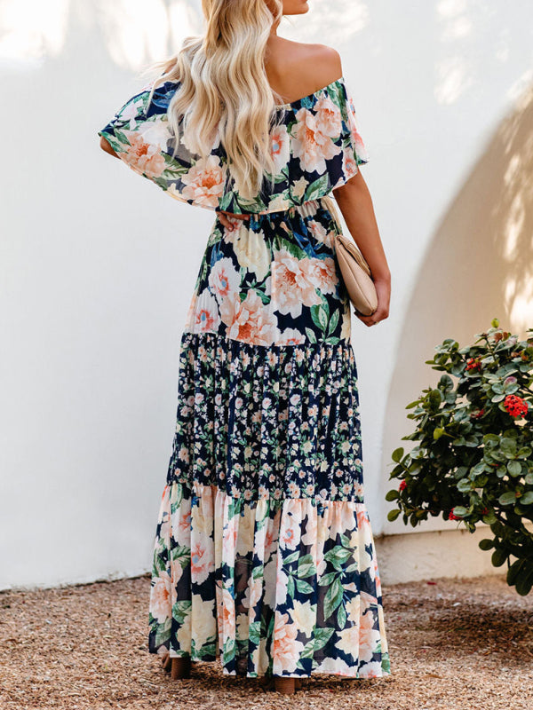 Violet – Floral Print Maxi Dress
