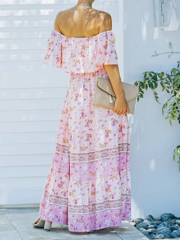 Violet – Floral Print Maxi Dress