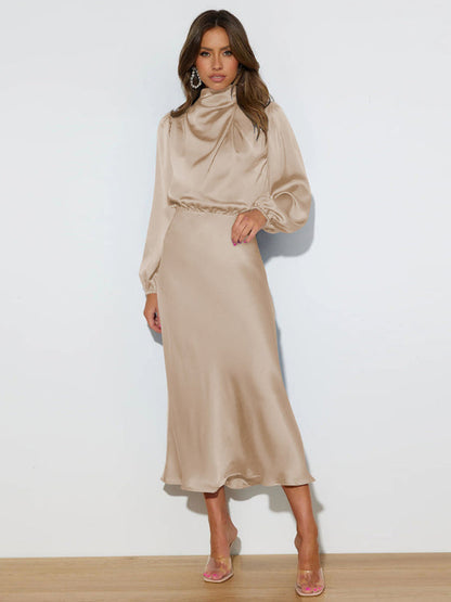 Maeve – High Neck Maxi Dress