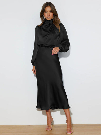 Maeve – High Neck Maxi Dress