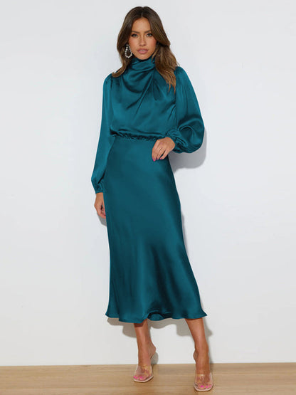 Maeve – High Neck Maxi Dress
