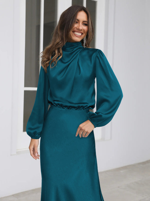 Maeve – High Neck Maxi Dress