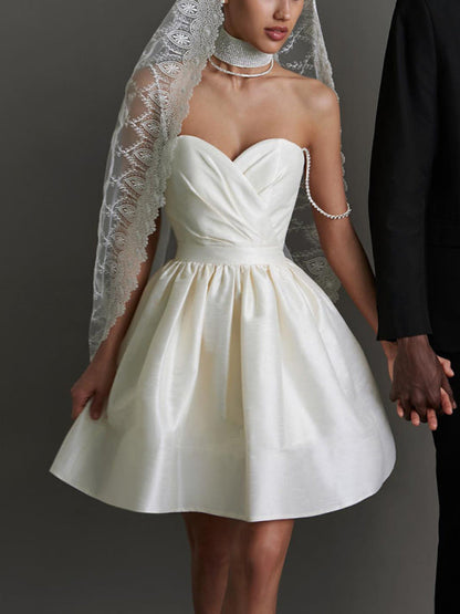 Lacey – Pleated Flared Mini Dress