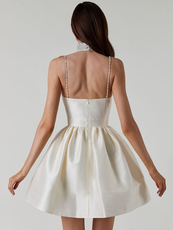 Lacey – Pleated Flared Mini Dress