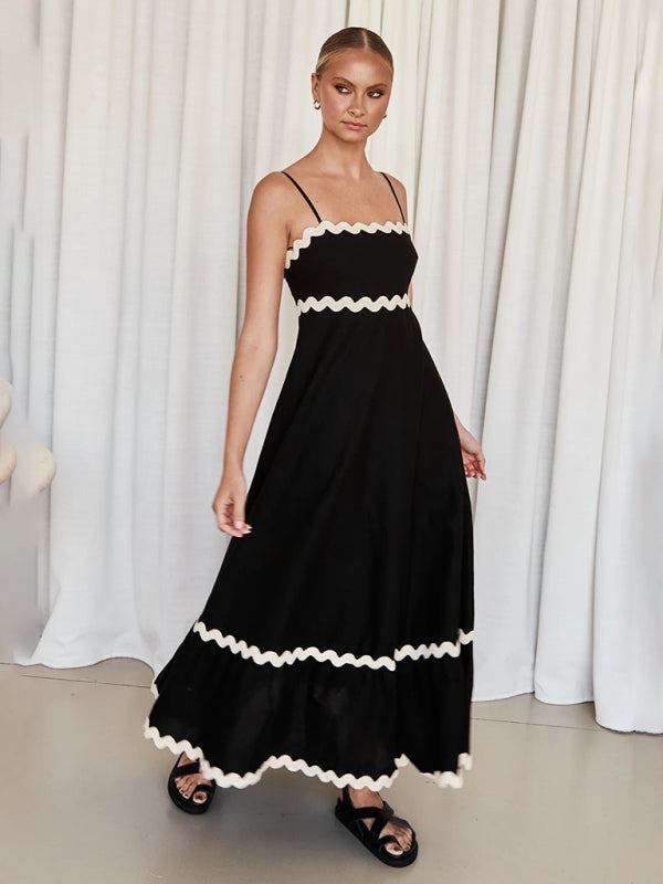 Willow – Wavy Trim Maxi Dress