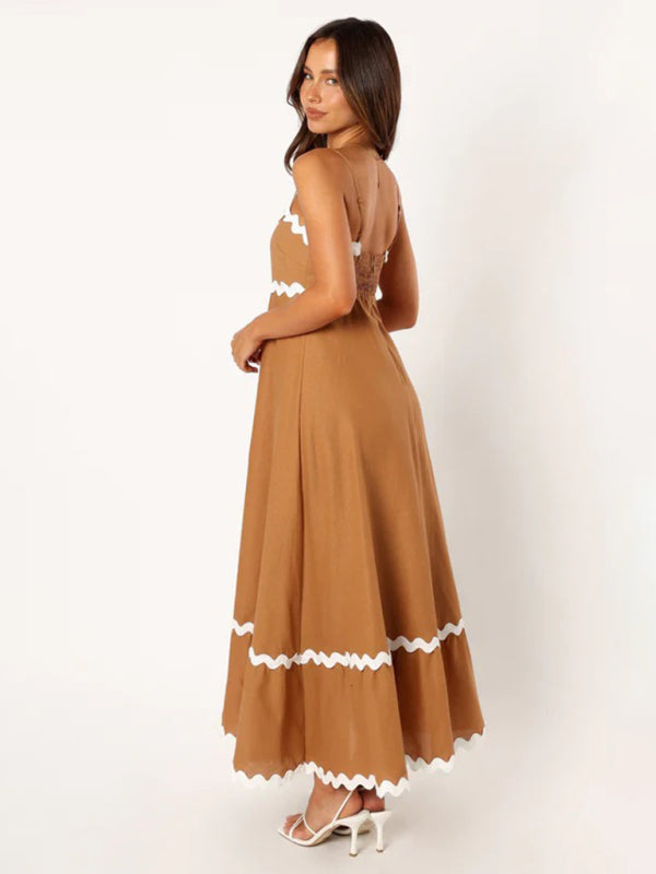 Willow – Wavy Trim Maxi Dress