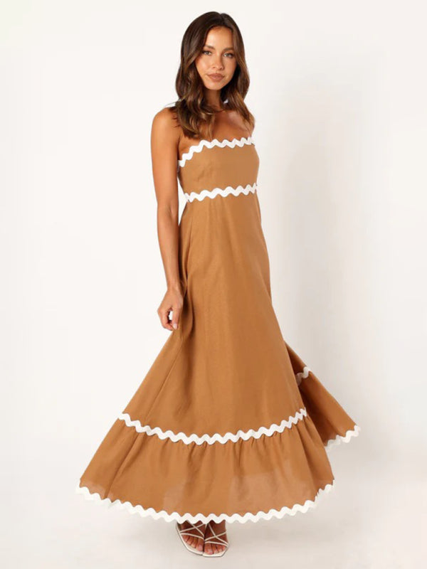 Willow – Wavy Trim Maxi Dress
