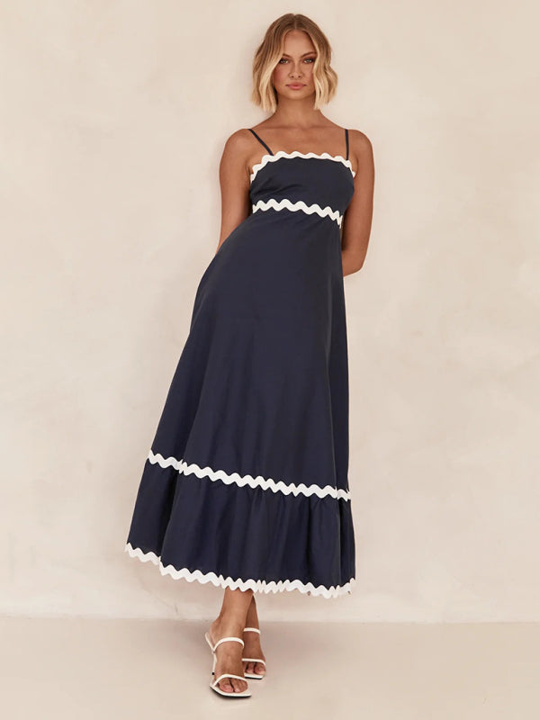 Willow – Wavy Trim Maxi Dress