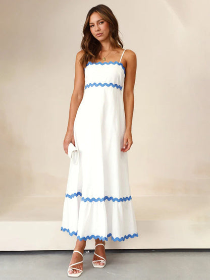 Willow – Wavy Trim Maxi Dress