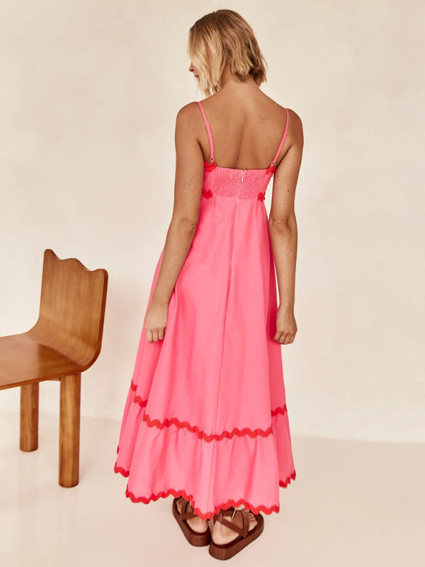 Willow – Wavy Trim Maxi Dress