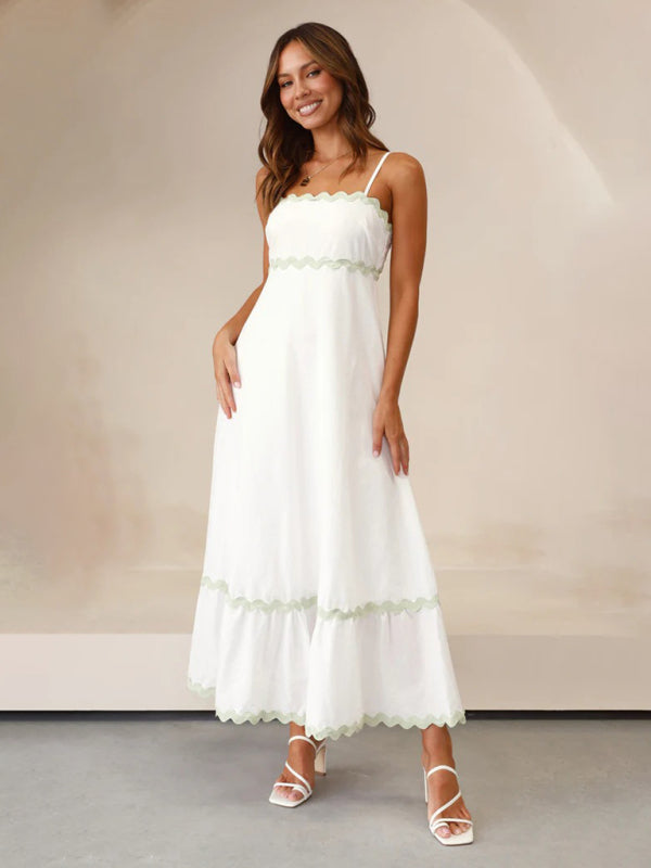 Willow – Wavy Trim Maxi Dress