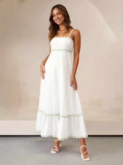 Willow – Wavy Trim Maxi Dress
