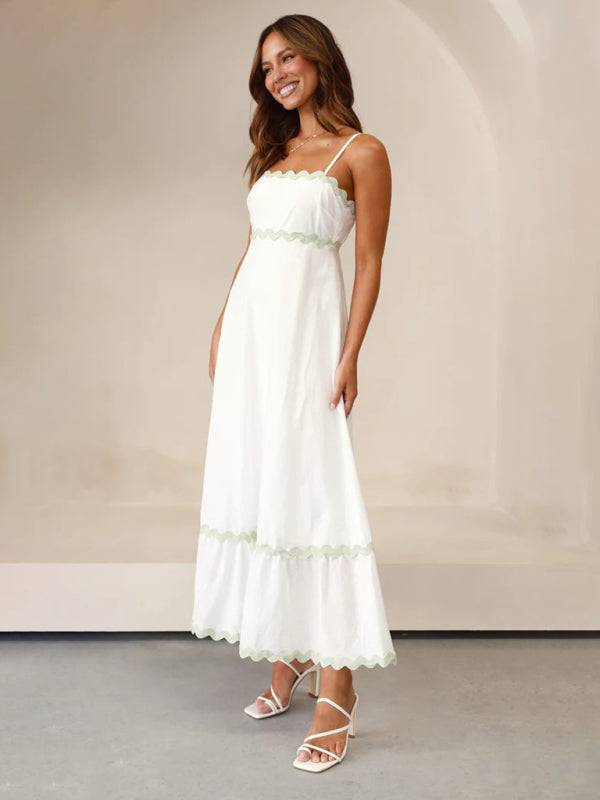 Willow – Wavy Trim Maxi Dress