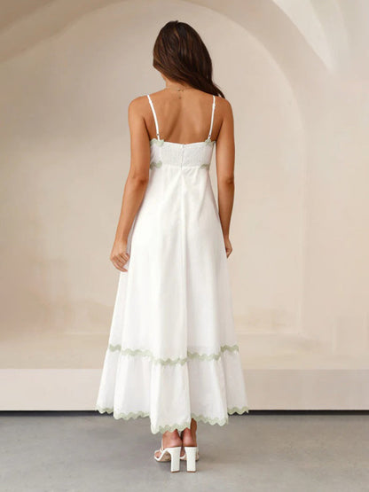 Willow – Wavy Trim Maxi Dress