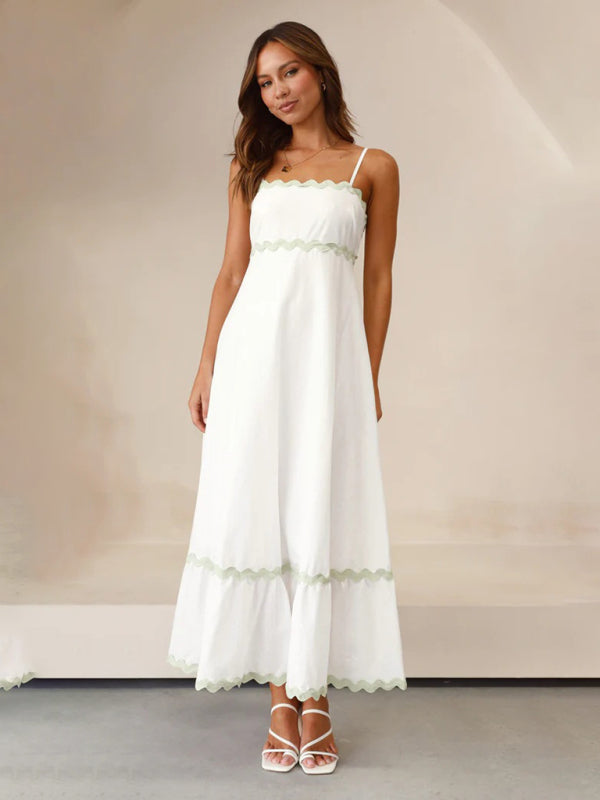 Willow – Wavy Trim Maxi Dress