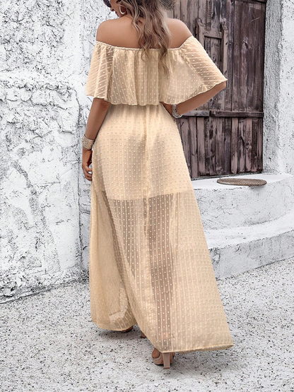 Lumiere – Off-Shoulder Maxi Dress