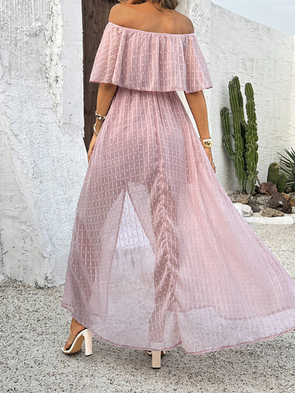 Lumiere – Off-Shoulder Maxi Dress