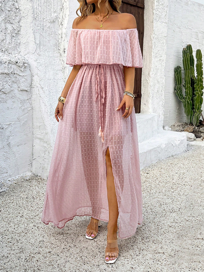 Lumiere – Off-Shoulder Maxi Dress