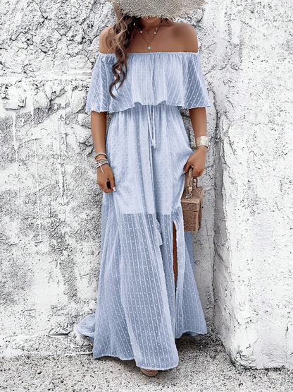 Lumiere – Off-Shoulder Maxi Dress