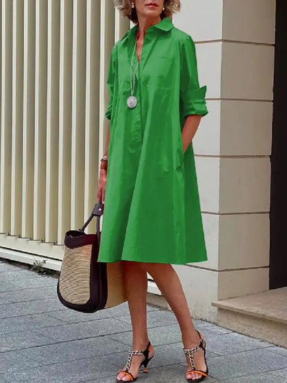 Brynn – Versatile Casual Shirt Dress