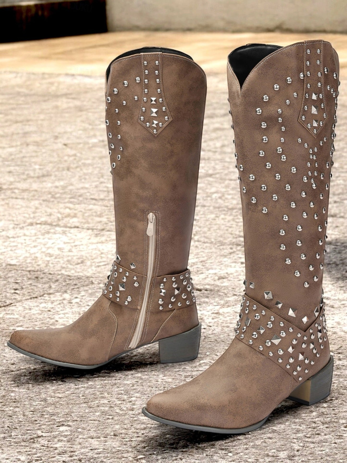 Lydia – Vintage High Boots