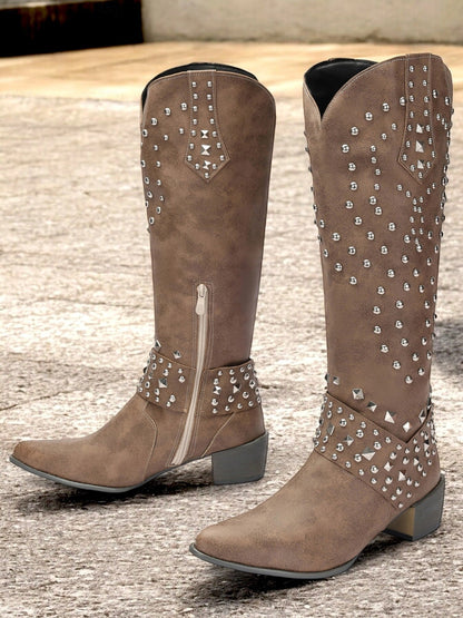 Lydia – Vintage High Boots