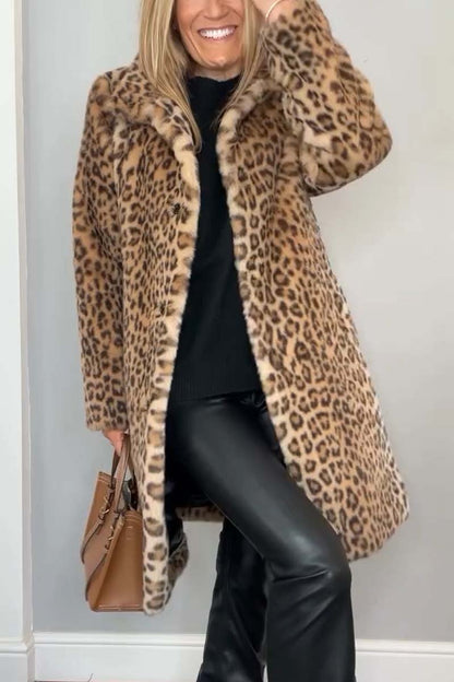 Nevaeh – Luxe Leopard Coat