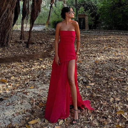 Marlowe – Asymmetrical Layered Maxi Dress