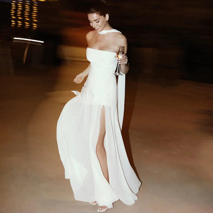 Marlowe – Asymmetrical Layered Maxi Dress