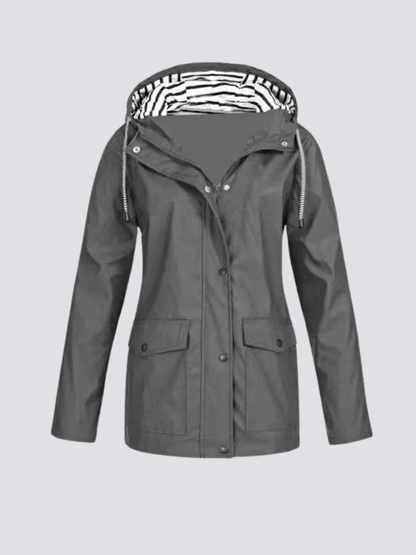 Hana – Elegant Waterproof Windbreaker Jacket