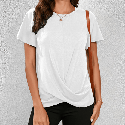 Monica – Casual Round-Neck Top
