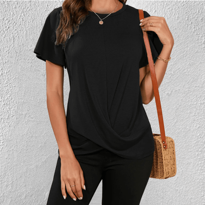Monica – Casual Round-Neck Top