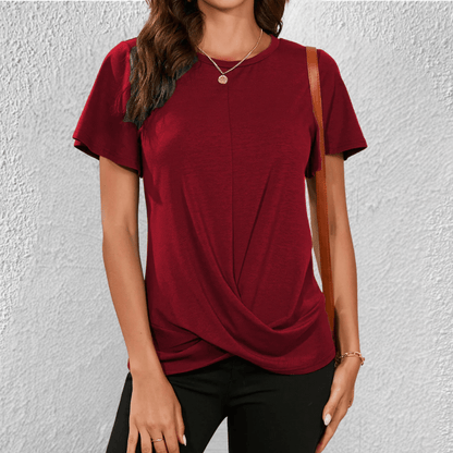 Monica – Casual Round-Neck Top