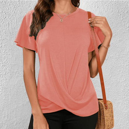 Monica – Casual Round-Neck Top