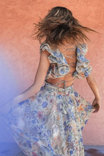 Livia –  Floral Maxi Dress