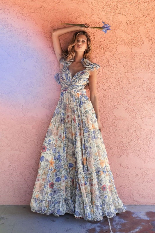Livia –  Floral Maxi Dress