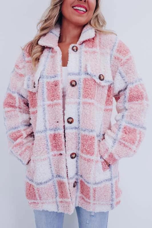 Amara – Patterned Woolen Coat