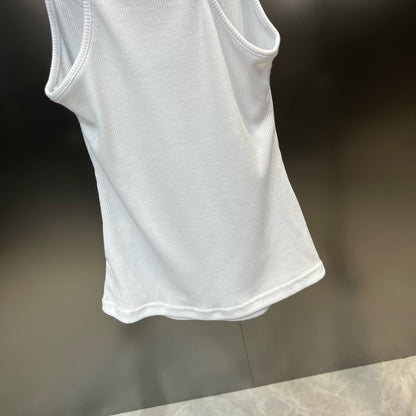 Phoebe – Invisible Strap Ribbed Tank Top