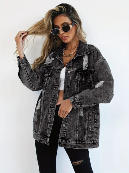 Maxine - Oversized Denim Jacket for Women