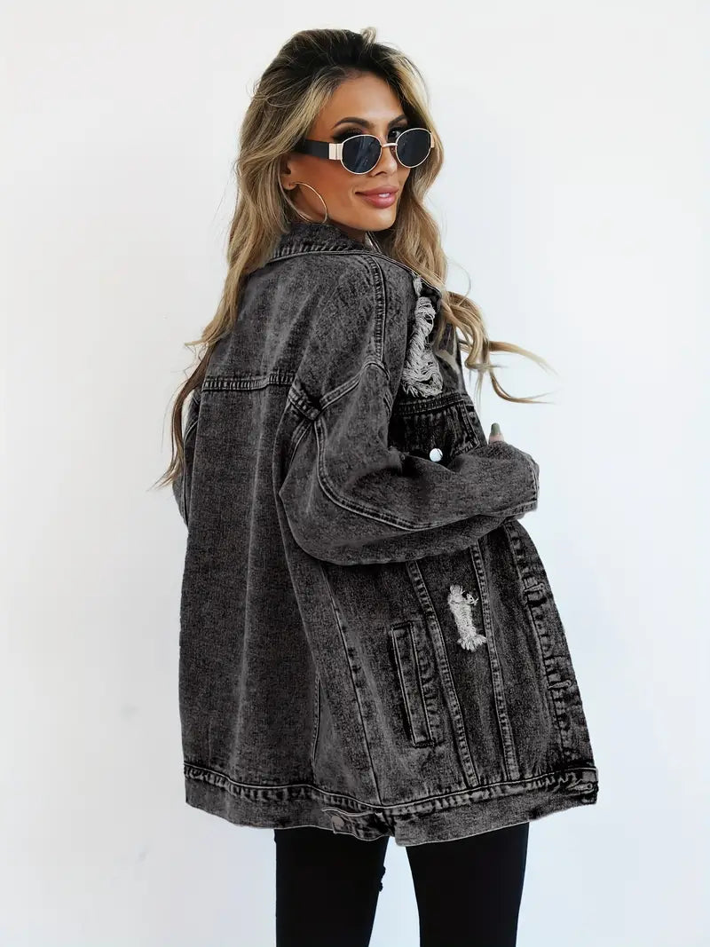 Maxine - Oversized Denim Jacket for Women