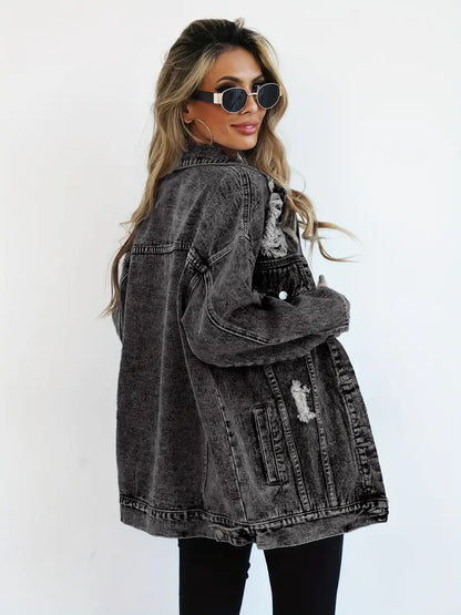 Maxine - Oversized Denim Jacket for Women