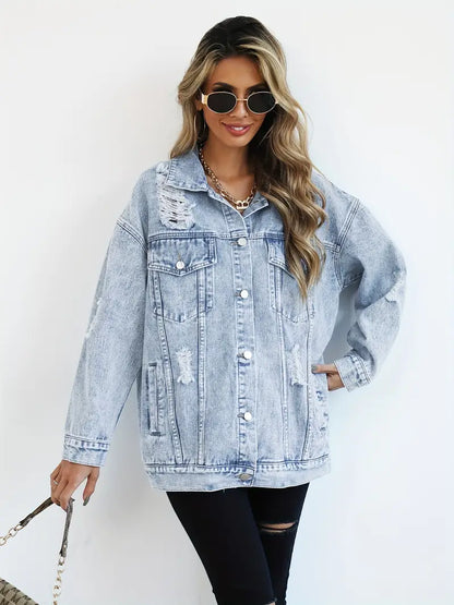 Maxine - Oversized Denim Jacket for Women