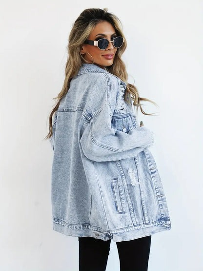 Maxine - Oversized Denim Jacket for Women