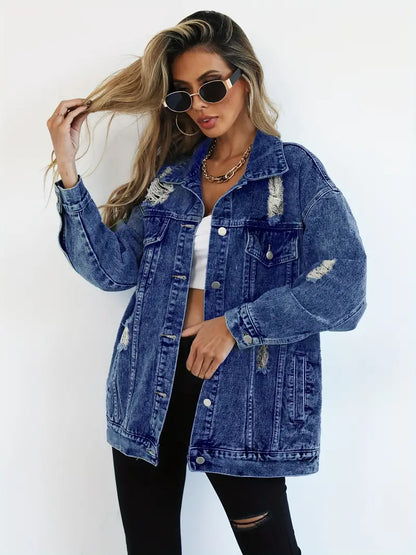 Maxine - Oversized Denim Jacket for Women