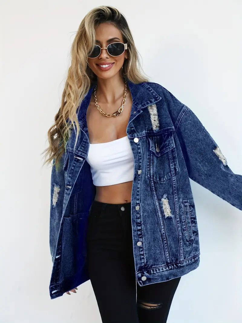 Maxine - Oversized Denim Jacket for Women