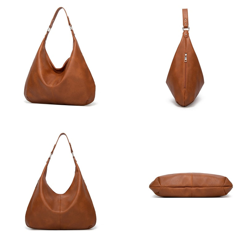 Calla – Halfmoon Suede Bag