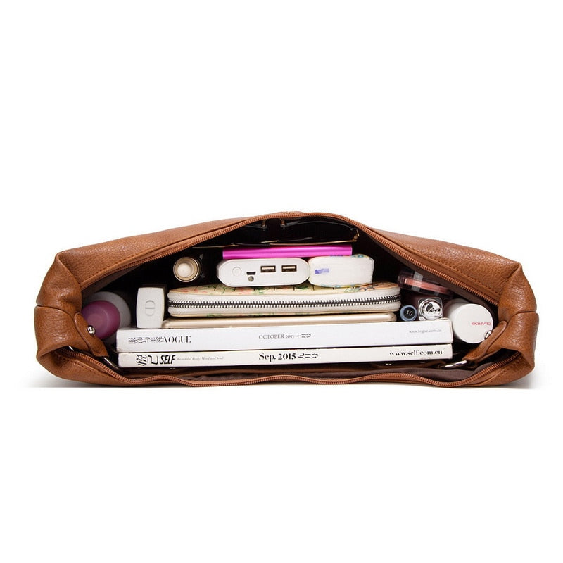 Calla – Halfmoon Suede Bag