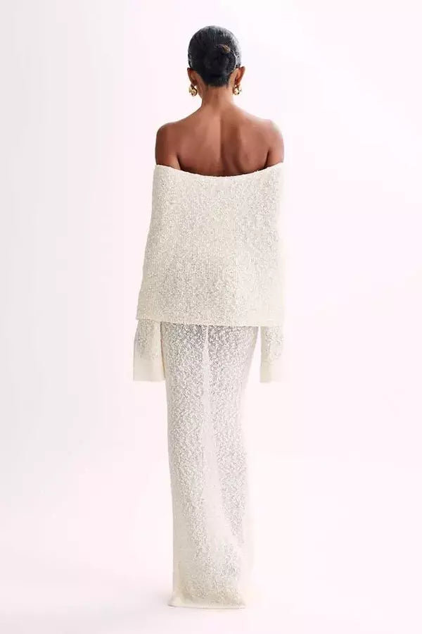 Daisy – Off-Shoulder Maxi Dress