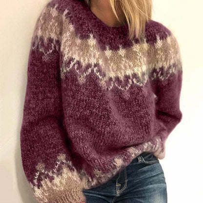 Rosina – Nordic Pattern Knitted Sweater