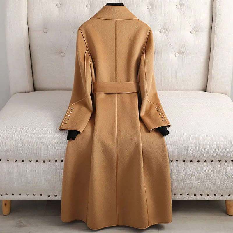 Aeliana – Belted Wool Coat